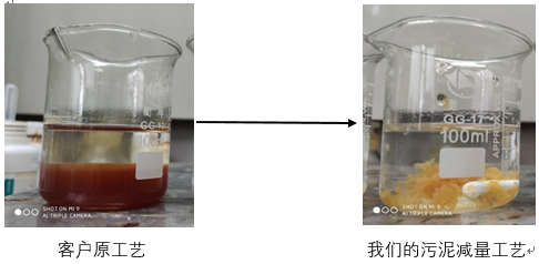 磷化废水处理污泥减量效果